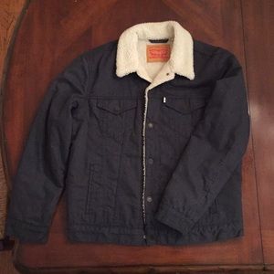 Levi’s Sherpa lined trucker jacket